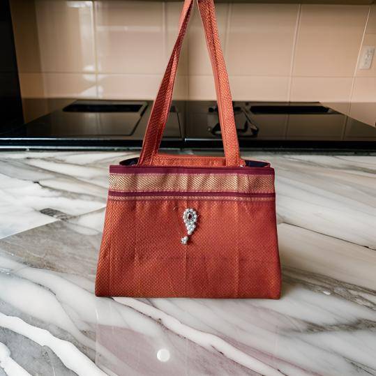 Hand Bag (Orange)-shgeshop