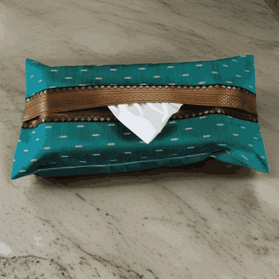 Silk Brocade Tissue Paper Cover-shgeshop