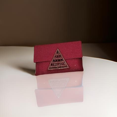 Jute Envelope red-shgeshop