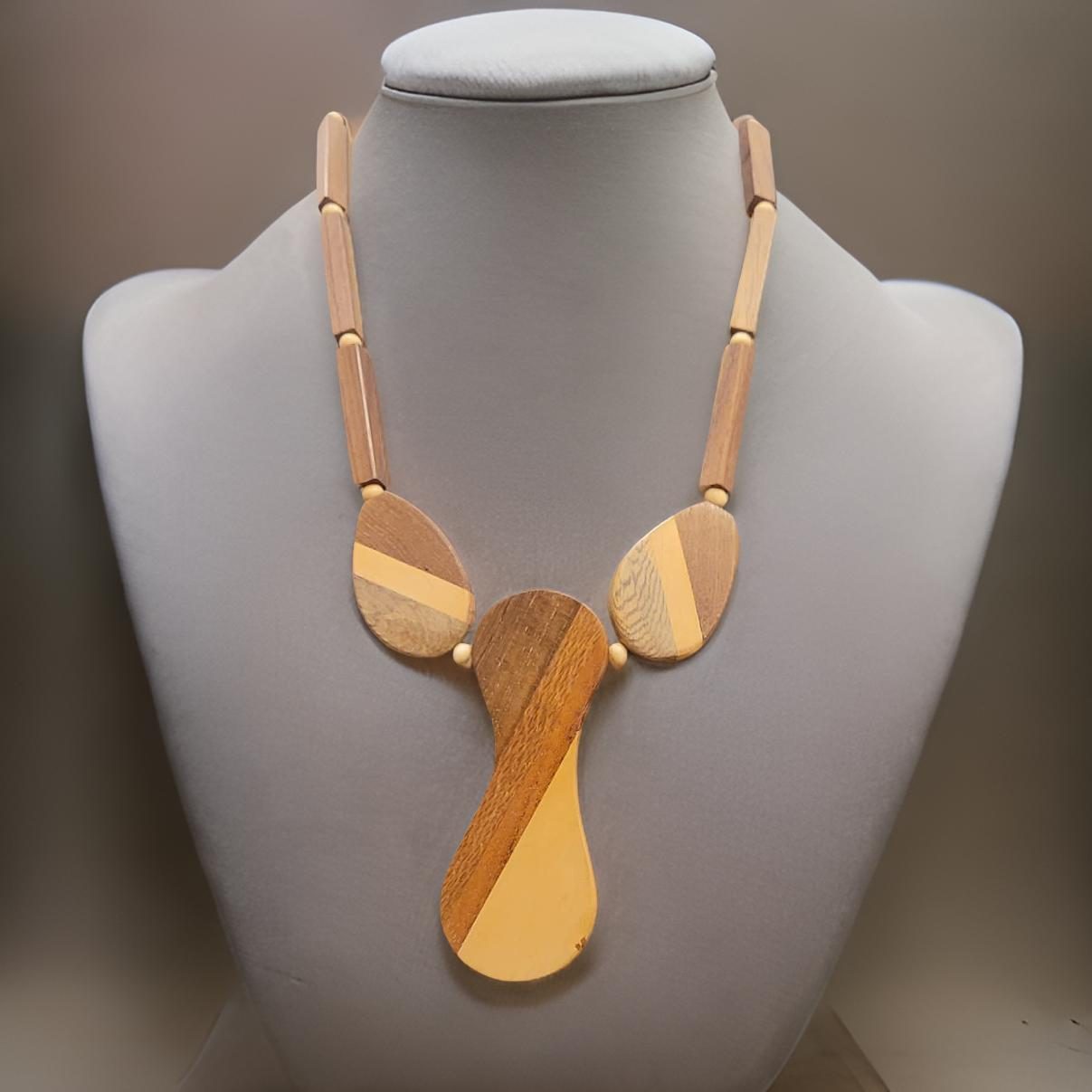 Wood Neck Piece Plain and Painted-shgeshop