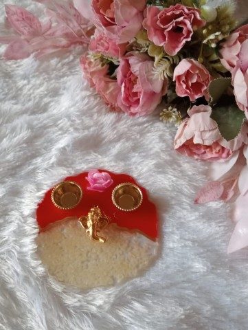 Resin Art Pooja Thali-shgeshop