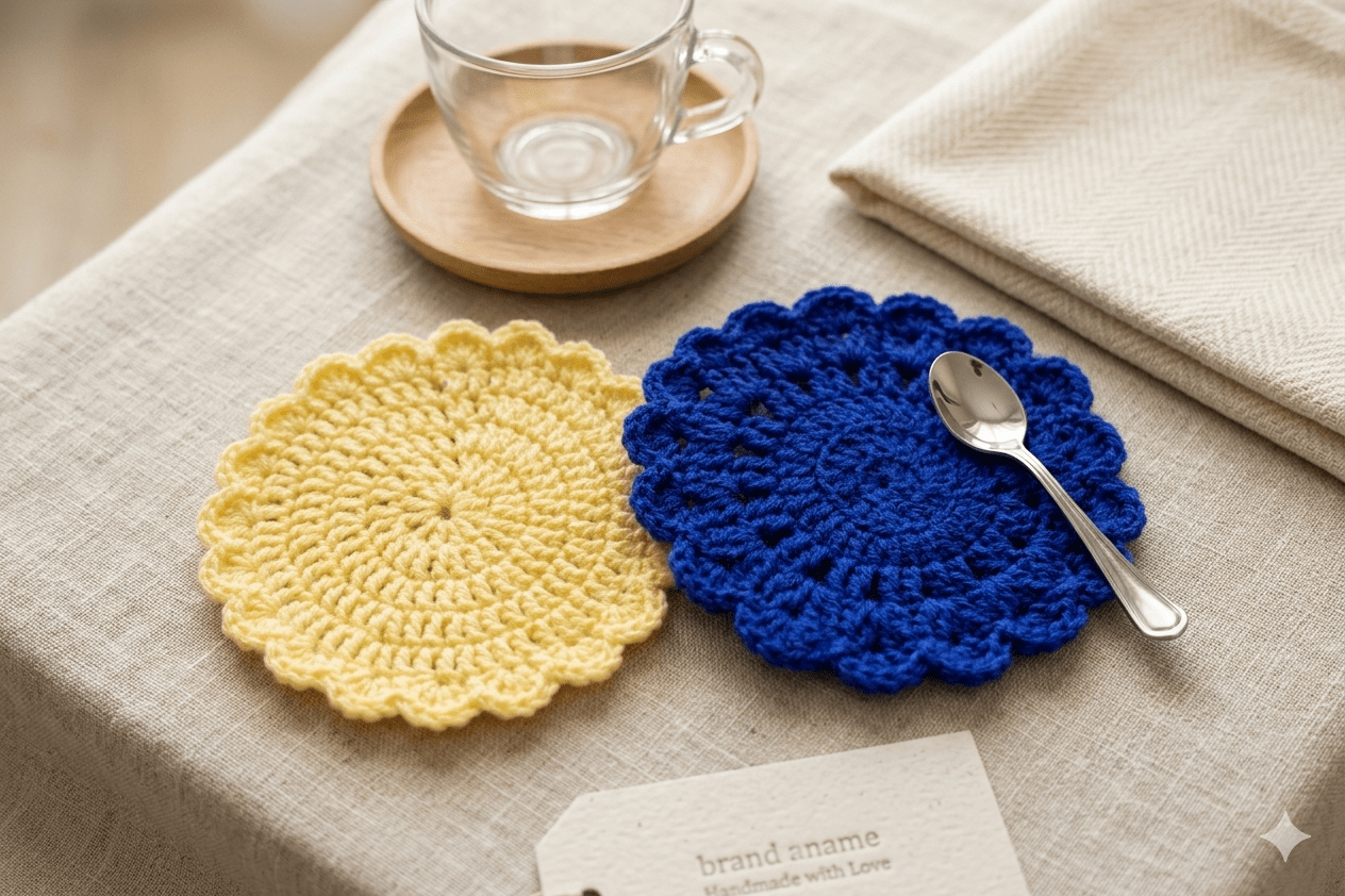 Coaster-of-crochet