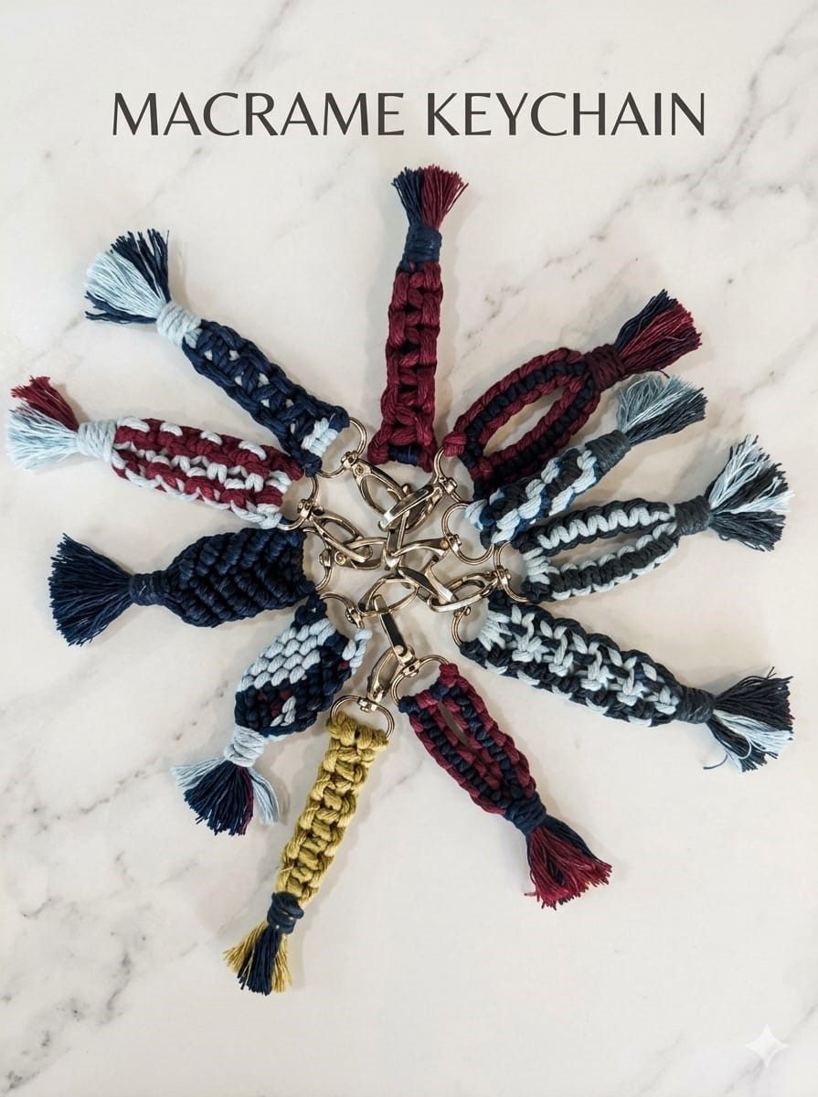 Macrame-keychain