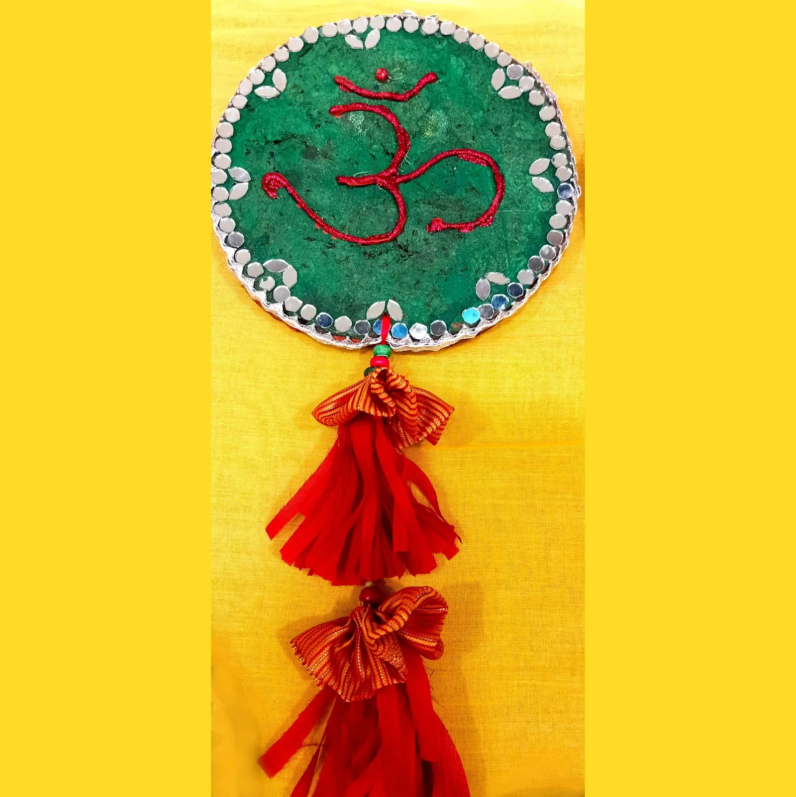 Om Cow Dung Auspicious Decor